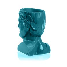 Donica Cezar Low-Poly Dark Turquoise Poli 10 cm - Miniaturka zdjęcia nr 3