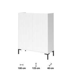 Komoda Lando 2D2S 150 cm do salonu sypialni biały - Miniaturka zdjęcia nr 2