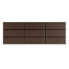 Panele tapicerowane 90x30 cm na ścianę prostokąt brązowy - Miniaturka zdjęcia nr 4