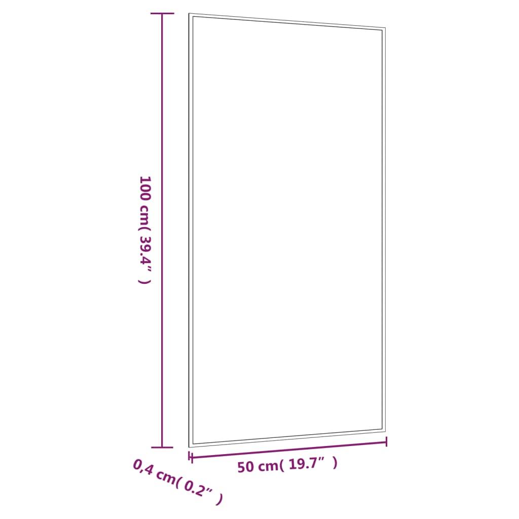 Lustro 50x100 cm do sypialni łazienki ścienne prostokątne szklane nr. 6