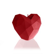 Świeca Heart Low-Poly Red - Miniaturka zdjęcia nr 2