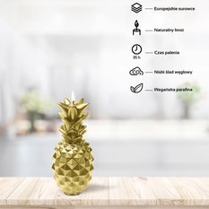 Świeca Pineapple Classic Gold - Miniaturka zdjęcia nr 3