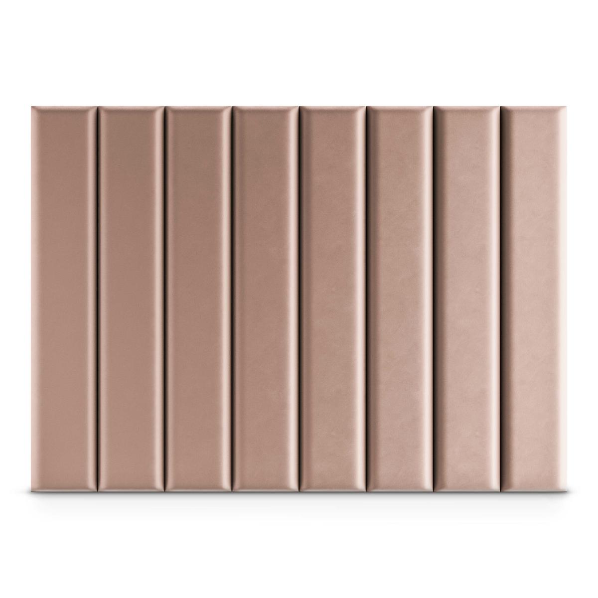 Panele tapicerowane 100x20 na ścianę magic velvet różowy nr. 4