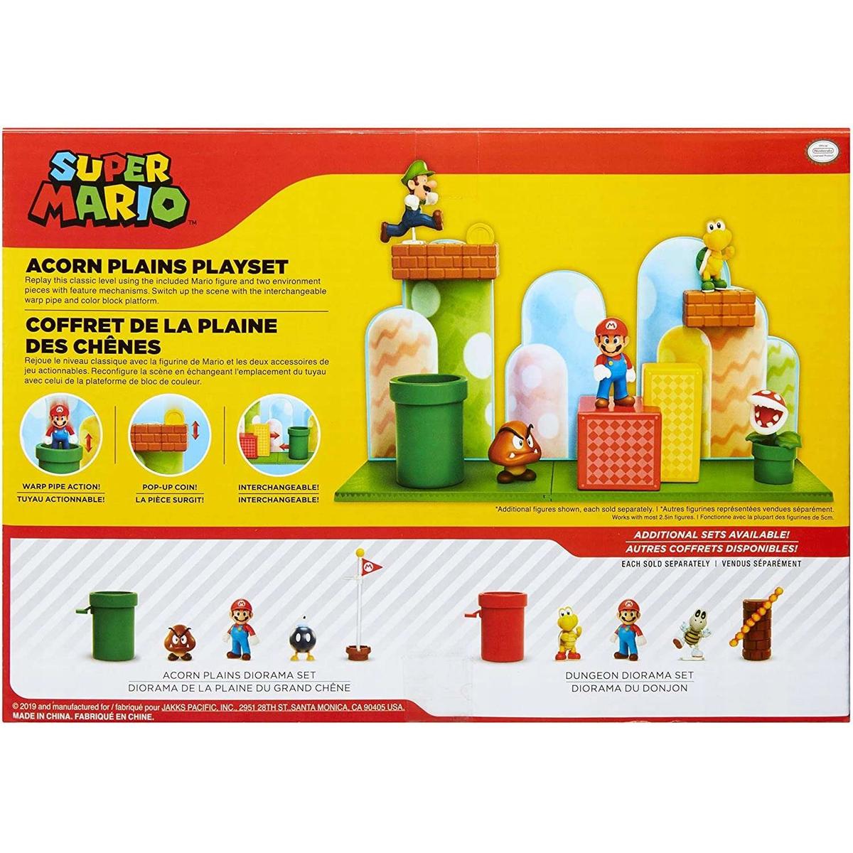 ZESTAW ACORN PLAINS PLAYSET + FIGURKA MARIO SUPER MARIO JAKKS PACIFIC  nr. 5