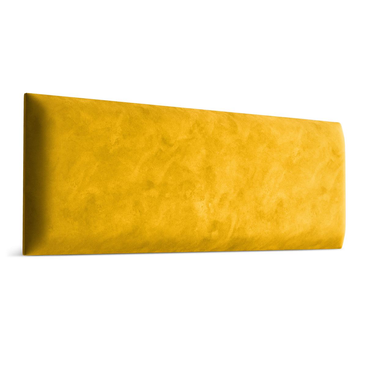 Panele tapicerowane  50x15 cm na ścianę magic velvet żółty