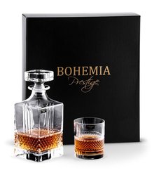 Bohemia Elegante zestaw szklanek kryształowych z karafką 6+1