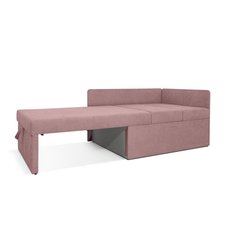Łóżko młodzieżowe Viluś 108x81x78 cm sofa narożnik jednoosobowy do pokoju z funkcją spania i przechowywania różowy - Miniaturka zdjęcia nr 17