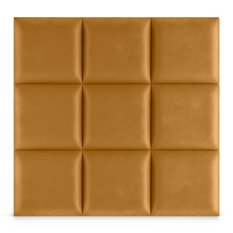 Panele tapicerowane 30x30 cm na ściankę kwadrat żółty - Miniaturka zdjęcia nr 4