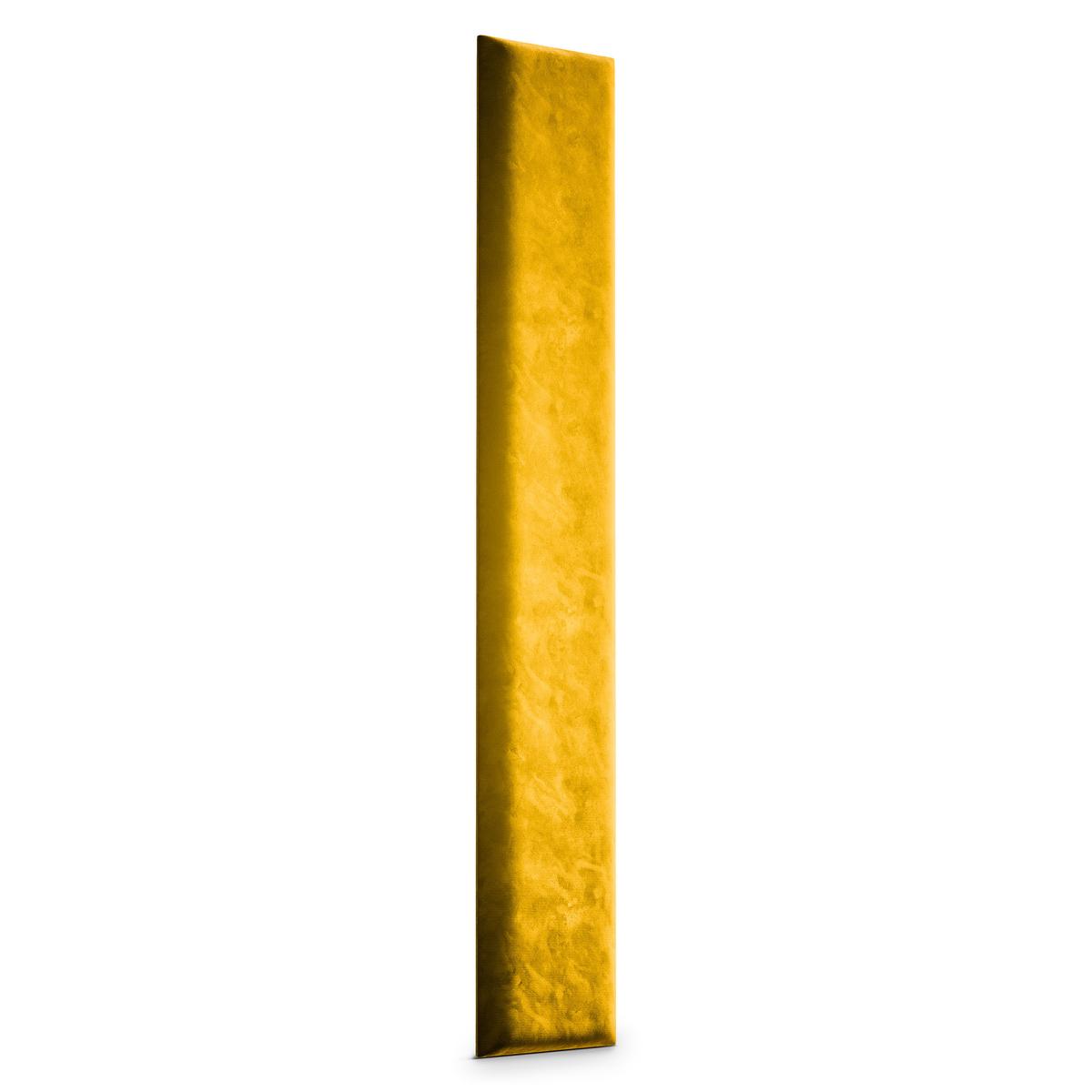 Panele tapicerowane 100x20 na ścianę magic velvet żółty nr. 3