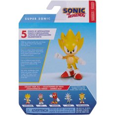 Ruchoma figurka sonic the hedgehog jakks pacific oryginalna super sonic dla dziecka - Miniaturka zdjęcia nr 6