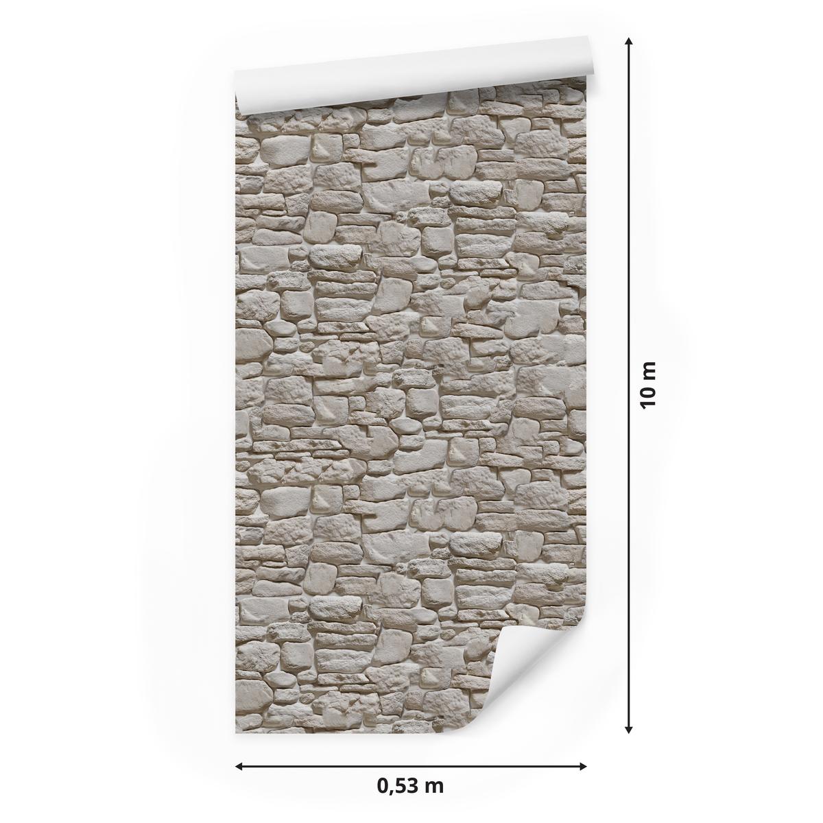 Tapeta Ścienna KAMIENNA Ściana Mur Cegła Efekt 3D  nr. 2