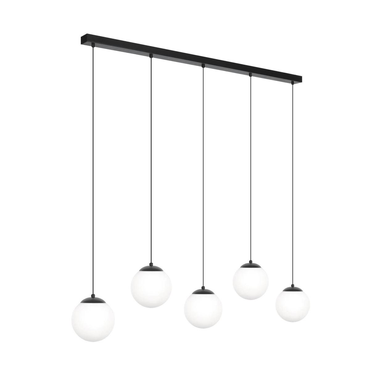 Lampa wisząca K-4747 CAMINA 115x100x16 cm do salonu lub pokoju czarny/biały matowy