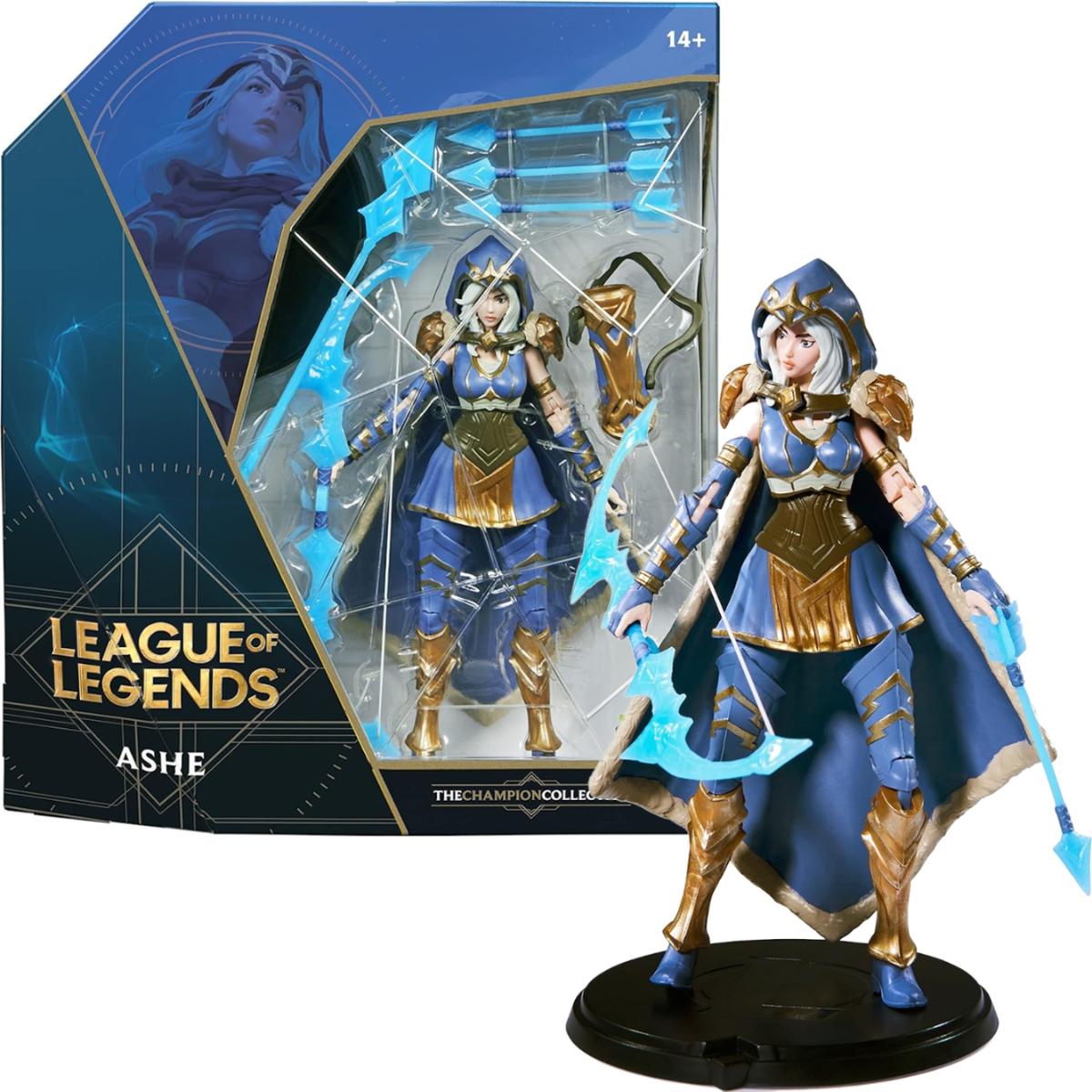 RUCHOMA FIGURKA AKCJI ASHE 18cm LEAGUE OF LEGENDS RIOT GAMES ORYGINALNA  nr. 1