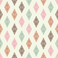 Tapeta Flizelinowa Kolorowe ROMBY Dekor Styl Boho  - Miniaturka zdjęcia nr 5