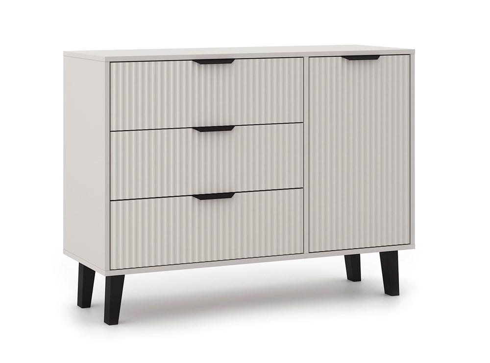 Komoda Scandi 81,5x110x39 cm do salonu kaszmir beż