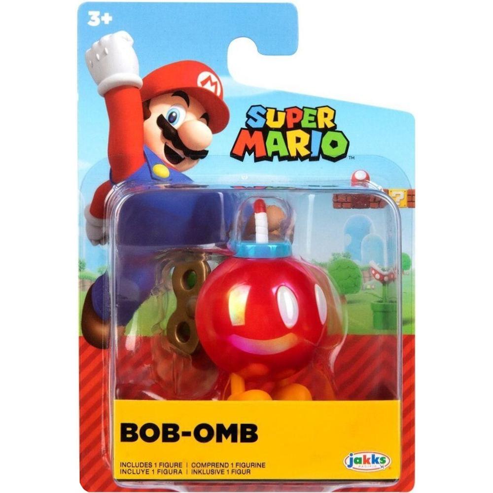 SUPER MARIO RUCHOMA FIGURKA BOB-OMB 6cm NINTENDO JAKKS PACIFIC ORYGINALNA 