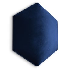 Panele tapicerowane 35x40 hexagon magic velvet granatowy - Miniaturka zdjęcia nr 1