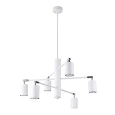 Żyrandol LEMMI 6 biały 125x77x77cm nowoczesna lampa wisząca GU10 do salonu