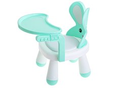 Krzesełko stolik do karmienia i zabawy miętowy - Miniaturka zdjęcia nr 2