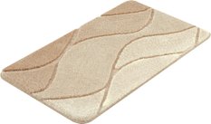 Dywanik łazienkowy beżowy 70x120 cm wysokie runo Kleine Wolke Fiona do łazienki - Miniaturka zdjęcia nr 3