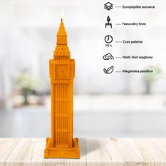 Świeca Big Ben Orange - Miniaturka zdjęcia nr 2