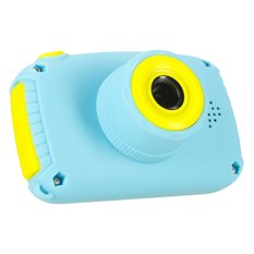 Aparat fotograficzny cyfrowy video gry 2.0" HD + etui zabawka dla dzieci niebieski 8x5x4 cm - Miniaturka zdjęcia nr 8