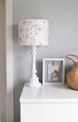 Lampa stołowa 25x25x55 cm BLOSSOM ze ściemniaczem drewno białe - Miniaturka zdjęcia nr 5