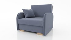 Sofa Gold 98x100x90 cm z funkcją spania do salonu rozkładana jasmine szary - Miniaturka zdjęcia nr 1