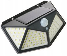 Lampa solarna LED 13,5 cm z czujnikiem zmierzchu i ruchu do ogródka - Miniaturka zdjęcia nr 1