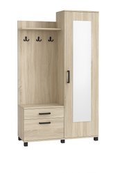 Garderoba do przedpokoju DUO 190x108x40 cm z lustrem wieszakami szafka na buty dąb sonoma PRZEDSPRZEDAŻ - Miniaturka zdjęcia nr 2