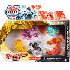 Bakugan evolutions battle amp pack 4-pak eenoch talan auxillataur fury dla dziecka - Miniaturka zdjęcia nr 1