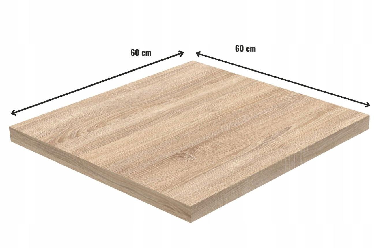 Blat laminowany 60x60 cm dąb sonoma laminowany grubość 3,8 cm do kuchni nr. 3