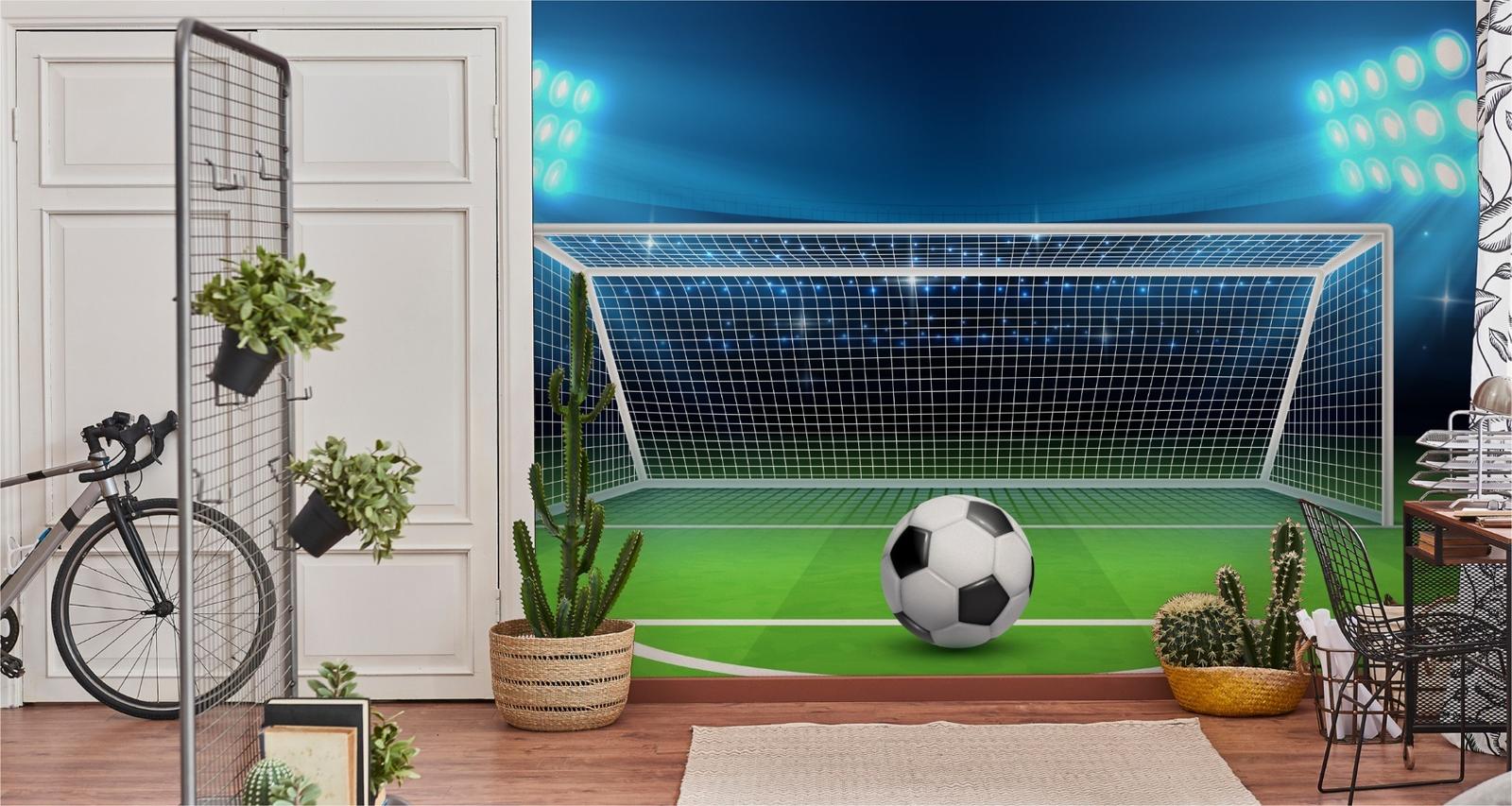 Fototapeta dla Chłopca Stadion Bramka 3D Dekoracja Ścienna Nowoczesna  nr. 6
