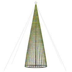 Choinka stożkowa 500 cm 1544 LED kolorowa na święta do ogrodu - Miniaturka zdjęcia nr 1