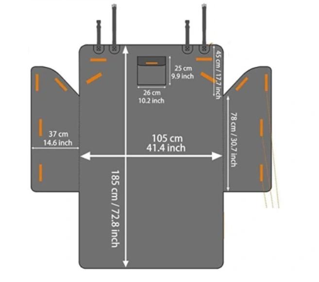 Pokrowiec Siedzenia Auta Mata Dla Psa XL ALFHEIM nr. 3