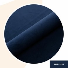 Panele tapicerowane  20x100 cm na ścianę płotek granatowy magic velvet - Miniaturka zdjęcia nr 6