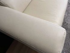 Narożnik kanapa sofa ekoskóra kolor ecru