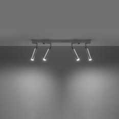 Plafon EYETECH 4 biały 20x3x60cm nowoczesna lampa G9 do salonu - Miniaturka zdjęcia nr 3