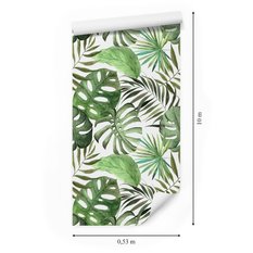 Tapeta, Duże, Egzotyczne Liście, Tropikalna Monstera - Miniaturka zdjęcia nr 2