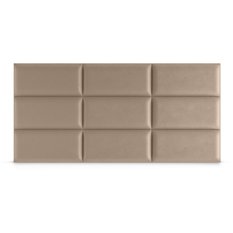 Panele tapicerowane 60x30 cm na ścianę prostokąt beżowy - Miniaturka zdjęcia nr 4