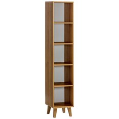 Regał 35x38x180,8 cm Werso z pięcioma półkami antracyt biały brylantowy riviera do salonu lub pokoju czy sypialni - Miniaturka zdjęcia nr 1
