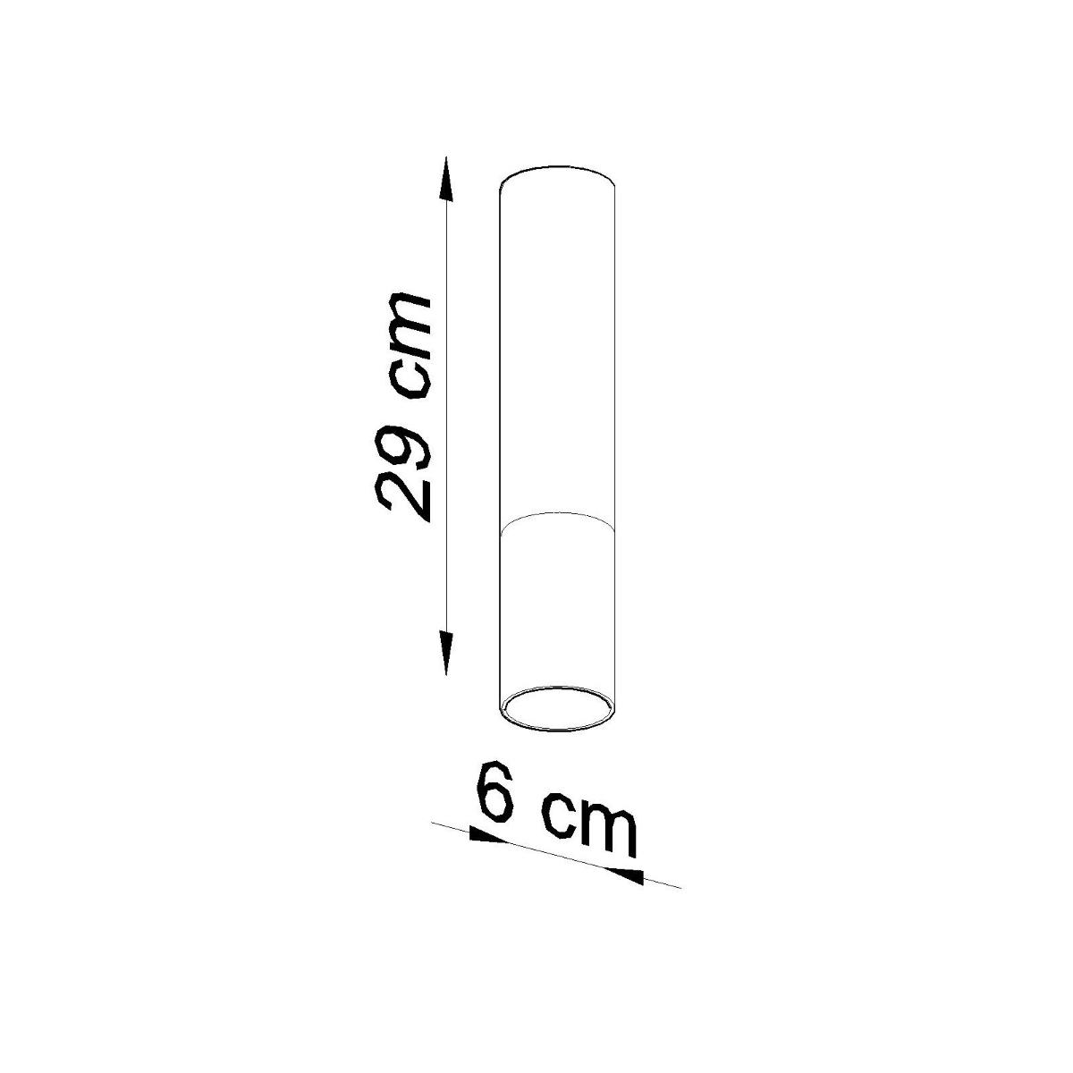 Plafon LOOPEZ czarny/złoty 29x6x6cm nowoczesna lampa GU10 do salonu  nr. 4