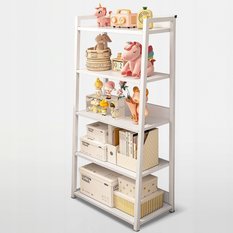 Szafka 60 cm do salonu sypialni półki regał biała - Miniaturka zdjęcia nr 6