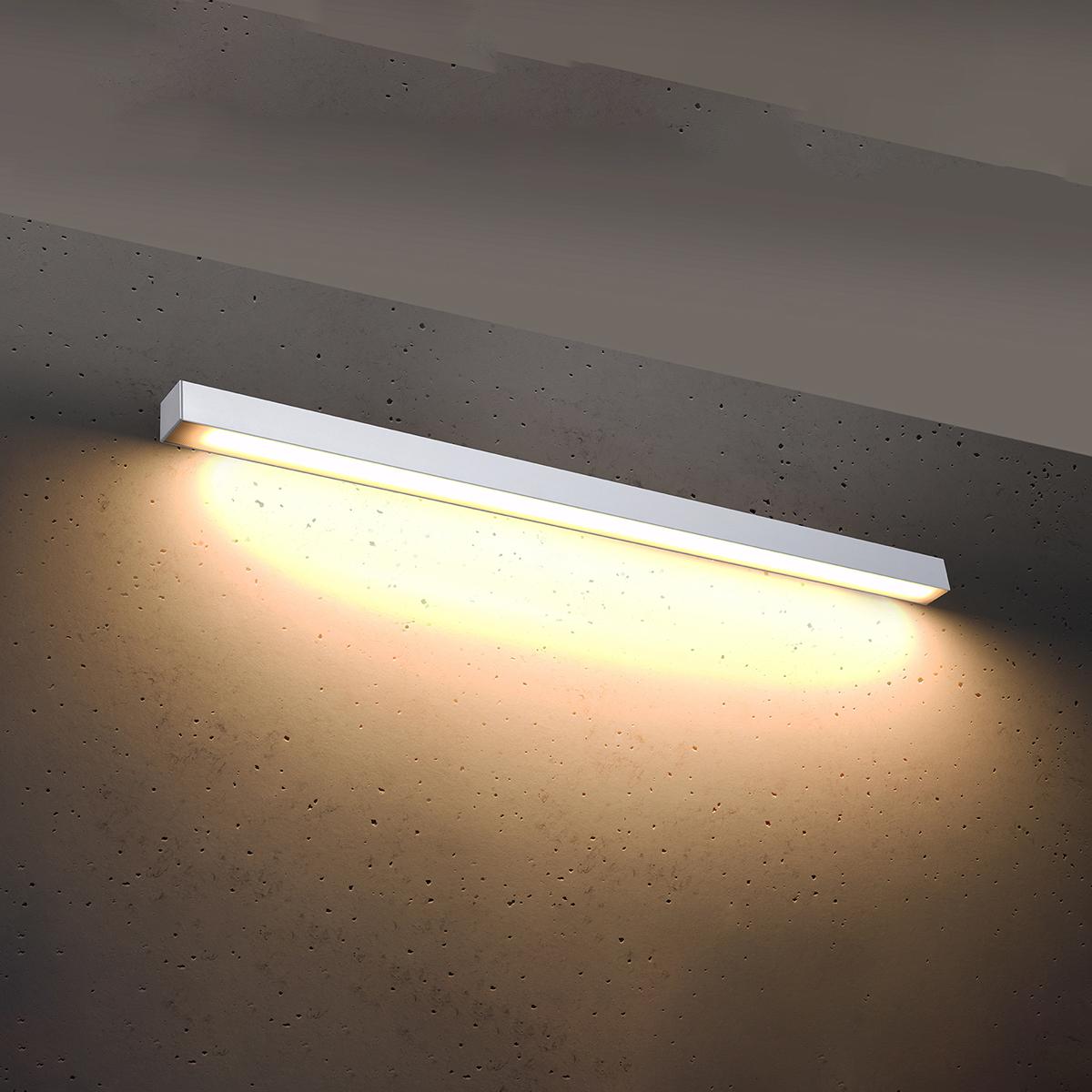 Kinkiet PINNE 117 biały 3000K 6x6x118cm nowoczesna lampa LED do salonu nr. 3