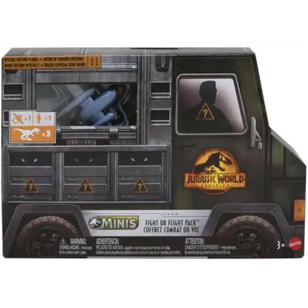 Jurassic world dominion park jurajski minis flight or fight 5-pak dla dziecka  nr. 2