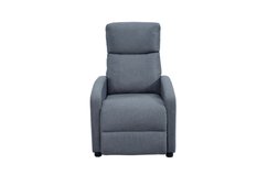 Fotel dla seniora VELLO jasnoszary 64x89-156 cm x98 cm rozkładany fotel TV z funkcją spania komfortowy do salonu i pokoju - Miniaturka zdjęcia nr 6