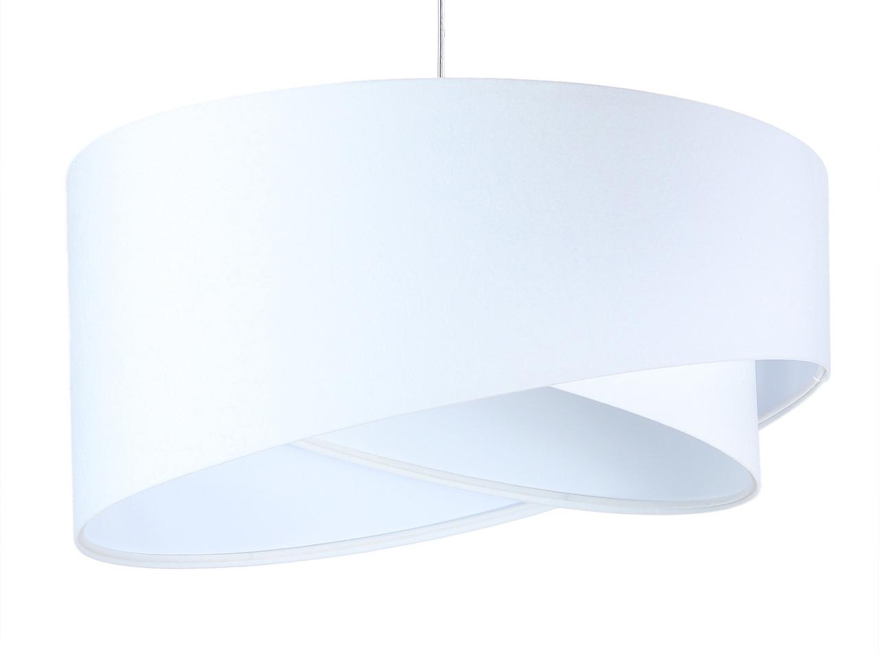 Lampa 50x23x93 cm do biura salonu sypialni wisząca asymetryczna biała nr. 2