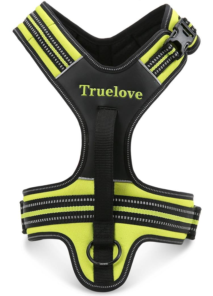 Szelki dla psa Truelove Security limonkowe L (70-95 cm) nr. 2