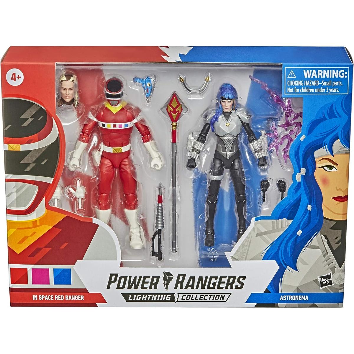 Figurka POWER RANGERS red czerwony ranger +astronema lighting collection in space dla dziecka nr. 2