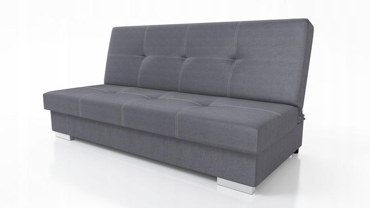 Wersalka Axel 90x195x91 cm do sypialni sawana szara
